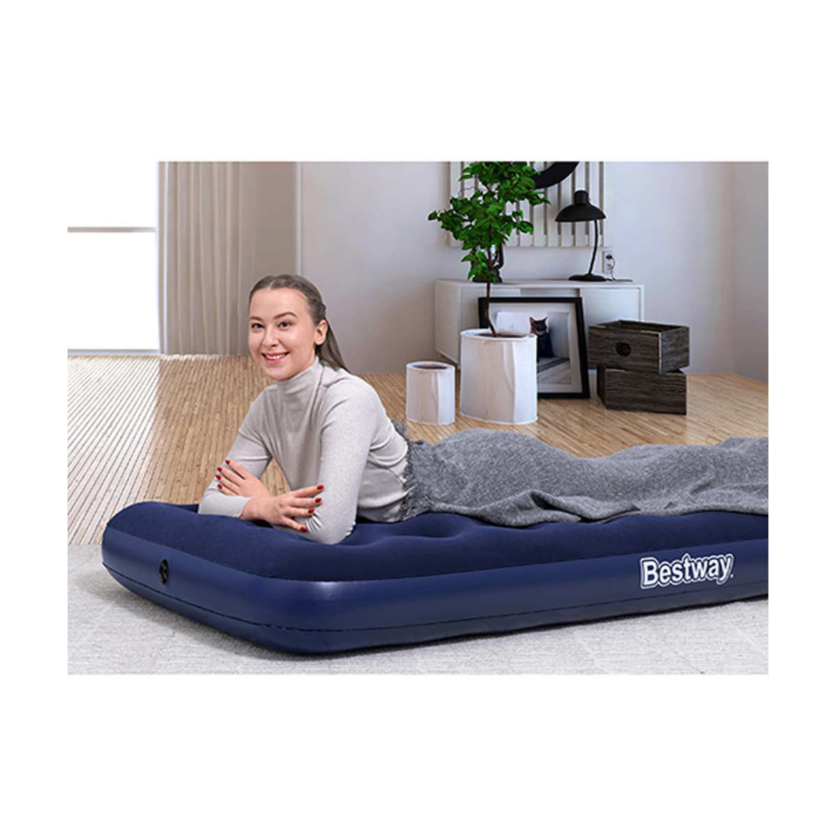 Bestway double air deals bed