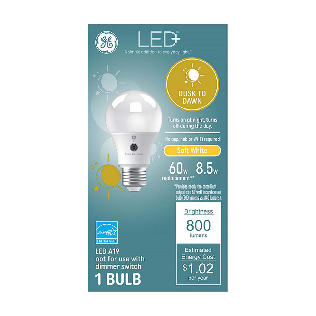 Ge Led Dusk To Dawn Light Bulb