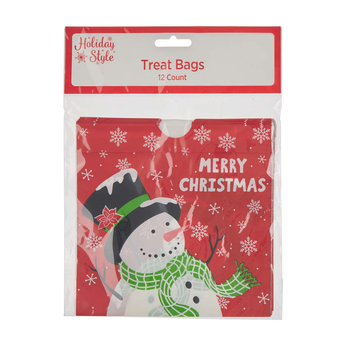 Holiday Style Drawstring Treat Bags, 12 Ct - Assorted
