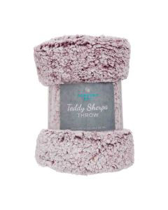 Comfort Bay Teddy Sherpa Single Layer Throw 50 x 60 in Assorted