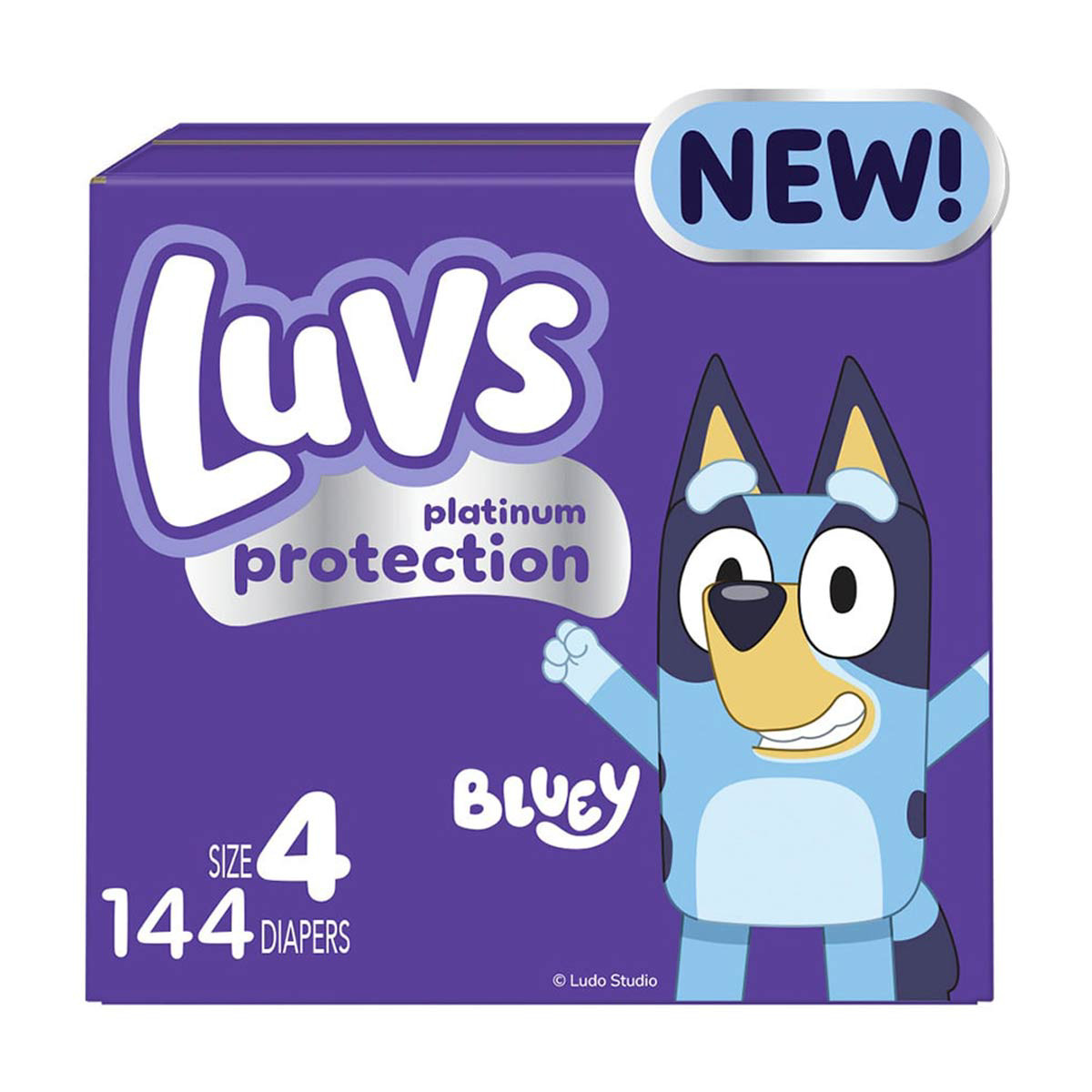 Luvs Pro Level Leak Protection Diapers, Size 4 - 144 Ct – Dollar ...