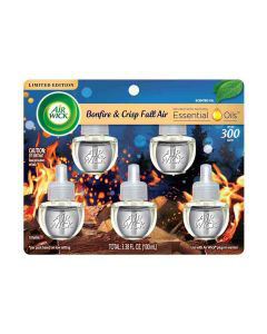 Air Wick Scented Oil Refill - Bonfire & Crisp Fall Air, 5 ct