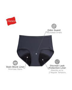 Hanes Women's Brief Underwear, Size 10 - 3 ct