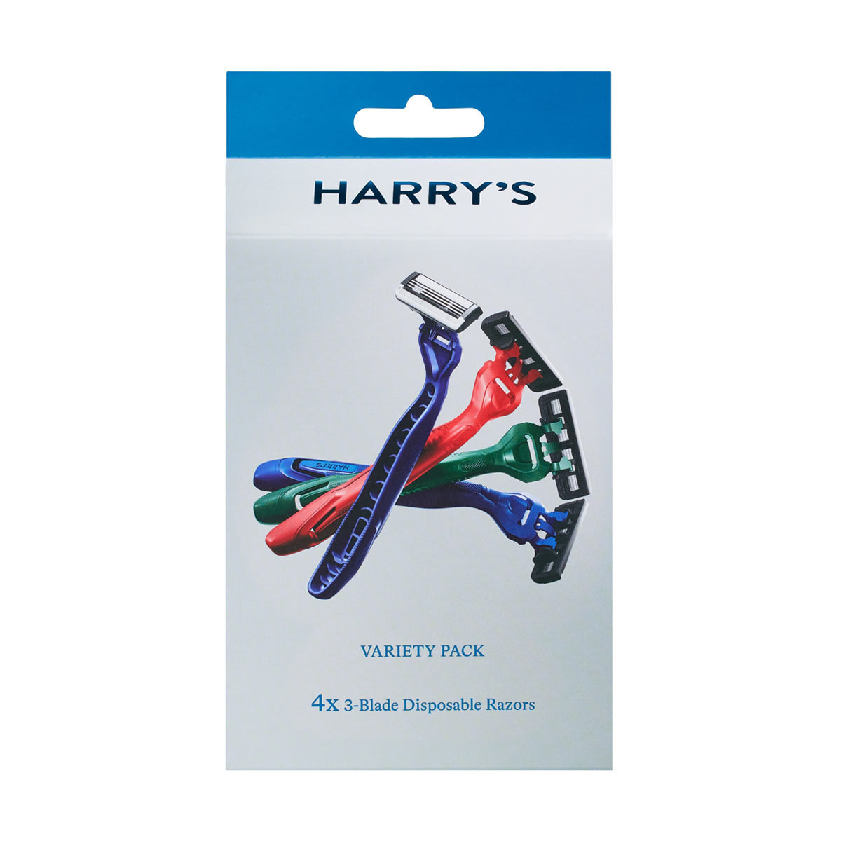 Harry's 3-Blade Men's Disposable Razors, Variety Pack