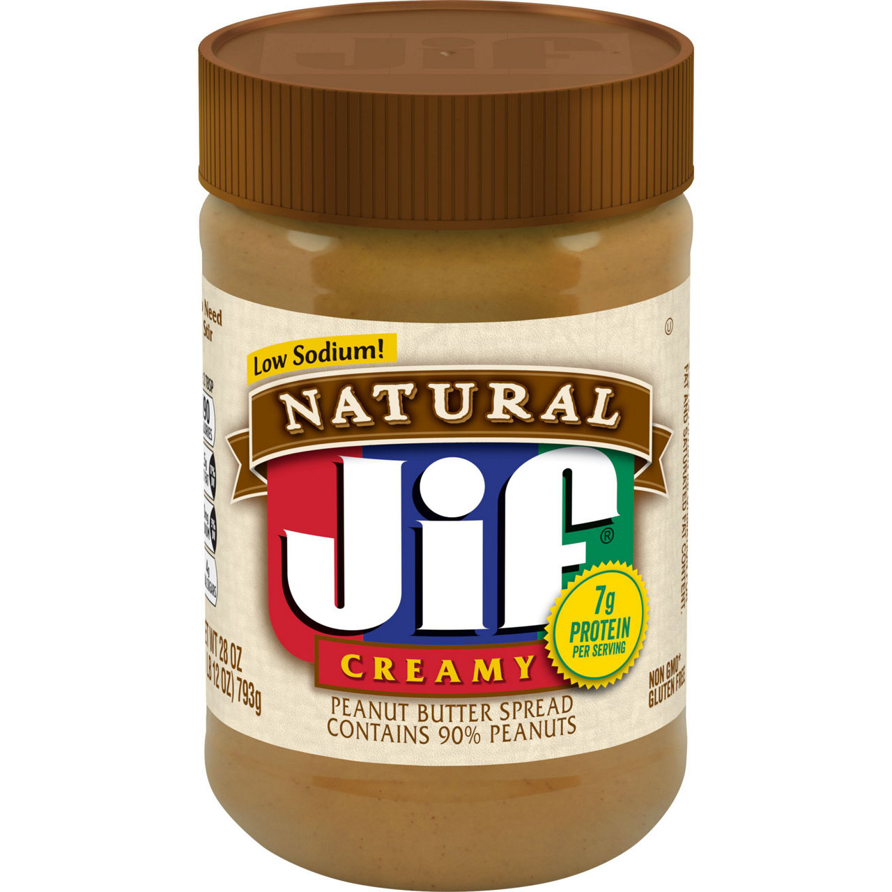 Jif Natural Creamy Peanut Butter Spread, 28 Oz – Dollar General ...