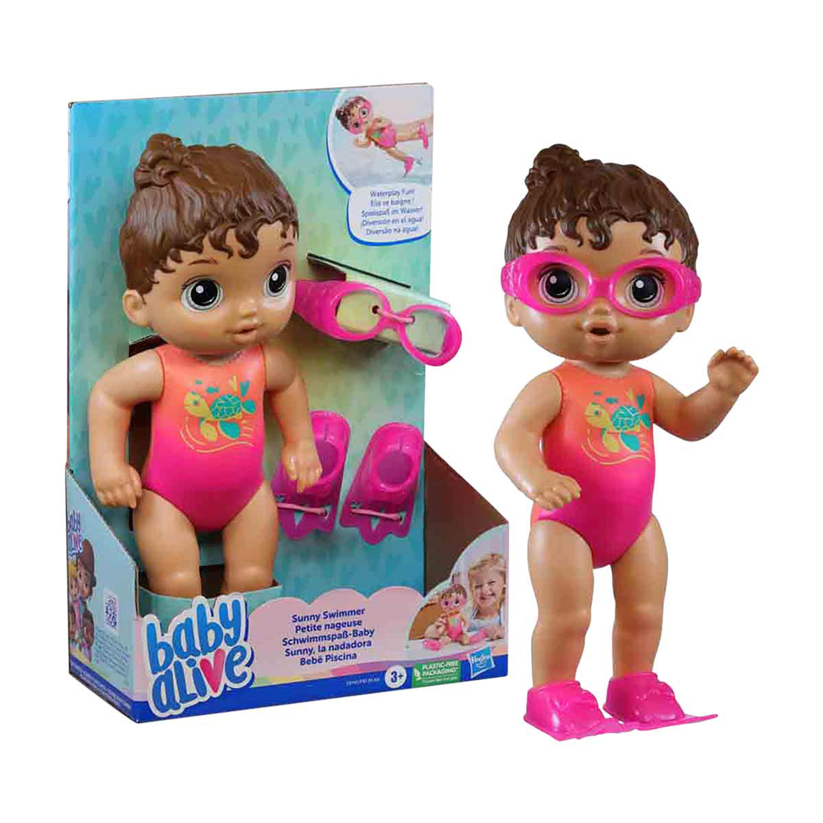 Baby swim doll on sale