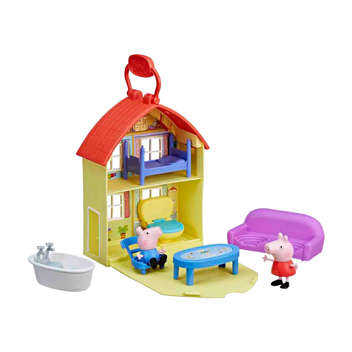 Peppa Pig Toys Peppa s Carry Along House Playset 10 pc