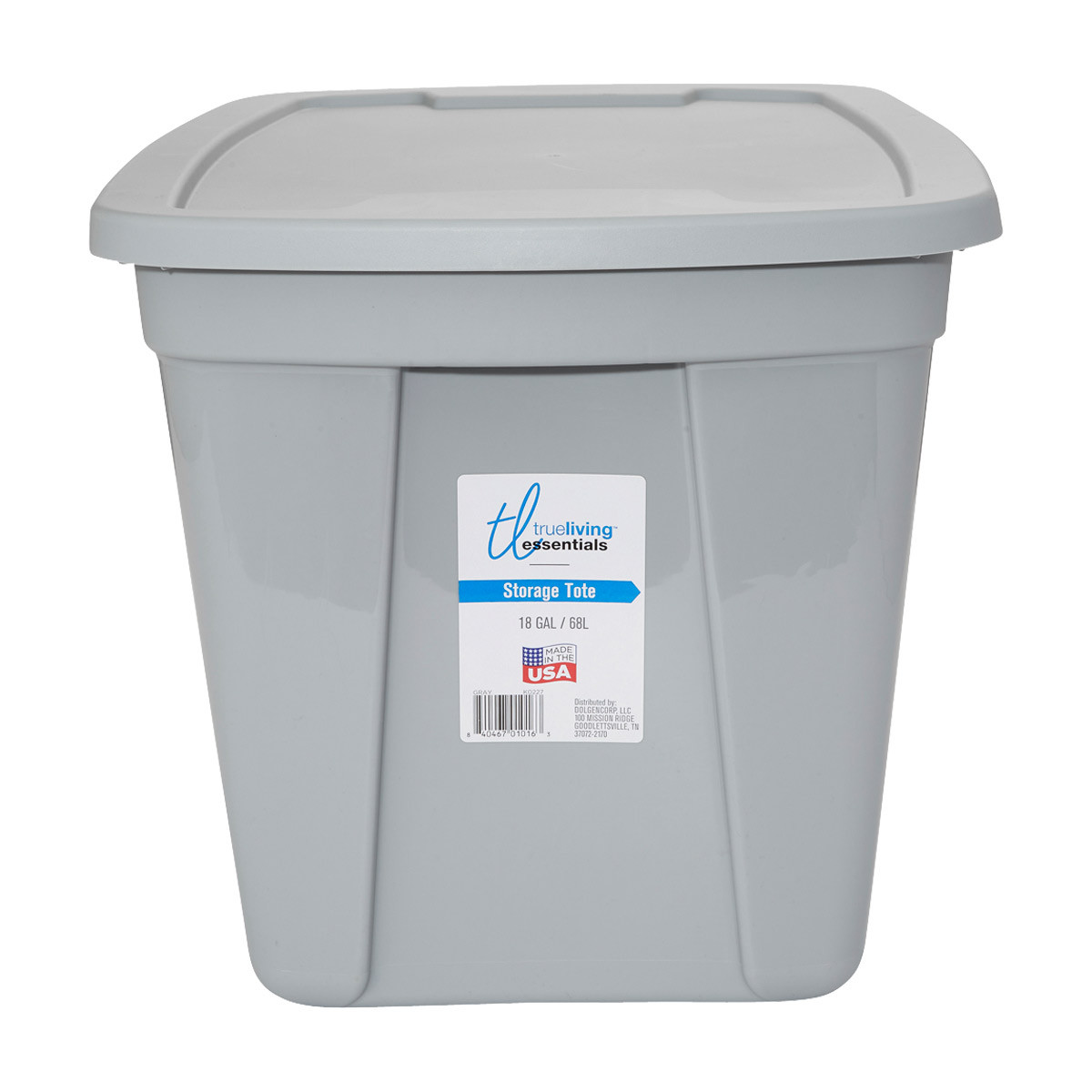 18 gallon plastic online tote