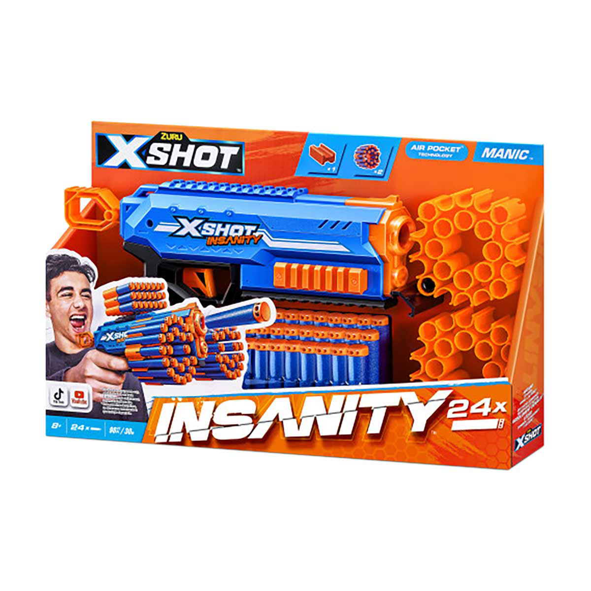 Zuru X-Shot Insanity Manic Blaster Toy