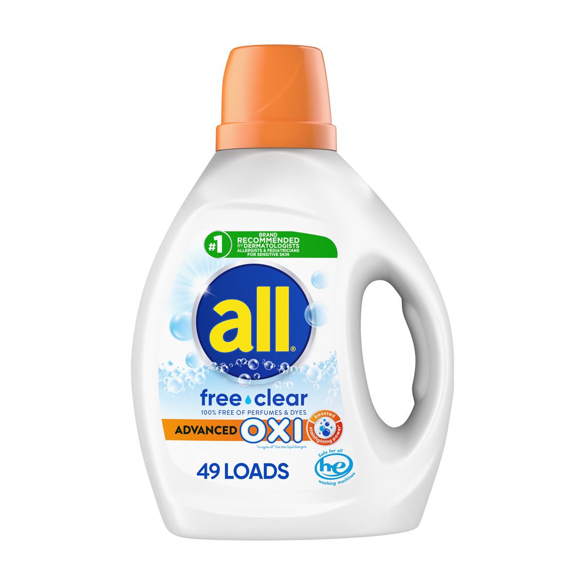 All detergent free and clear discount