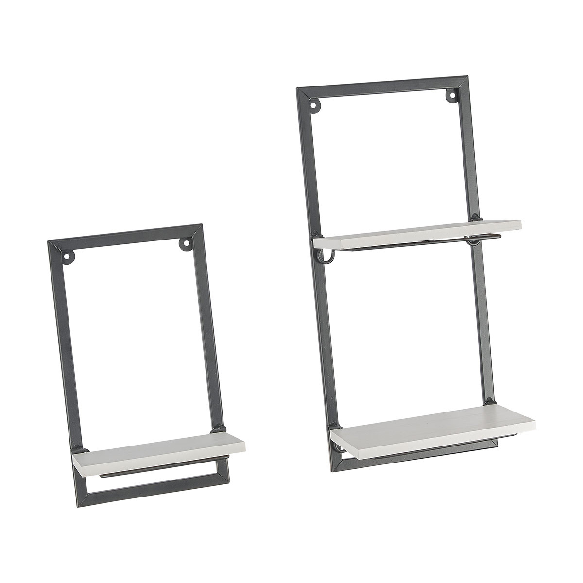 True Living Wall Shelf Set Assorted 2 pc