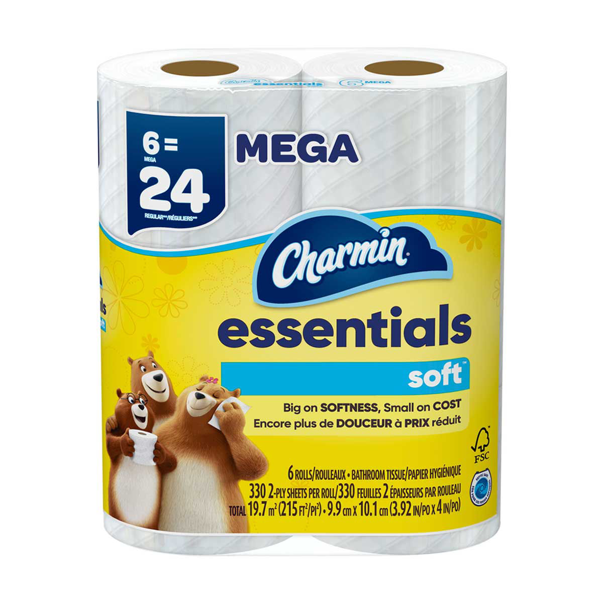 Charmin Essentials Soft Toilet Paper Mega Rolls, 6 Ct Dollar General Inventory Checker BrickSeek