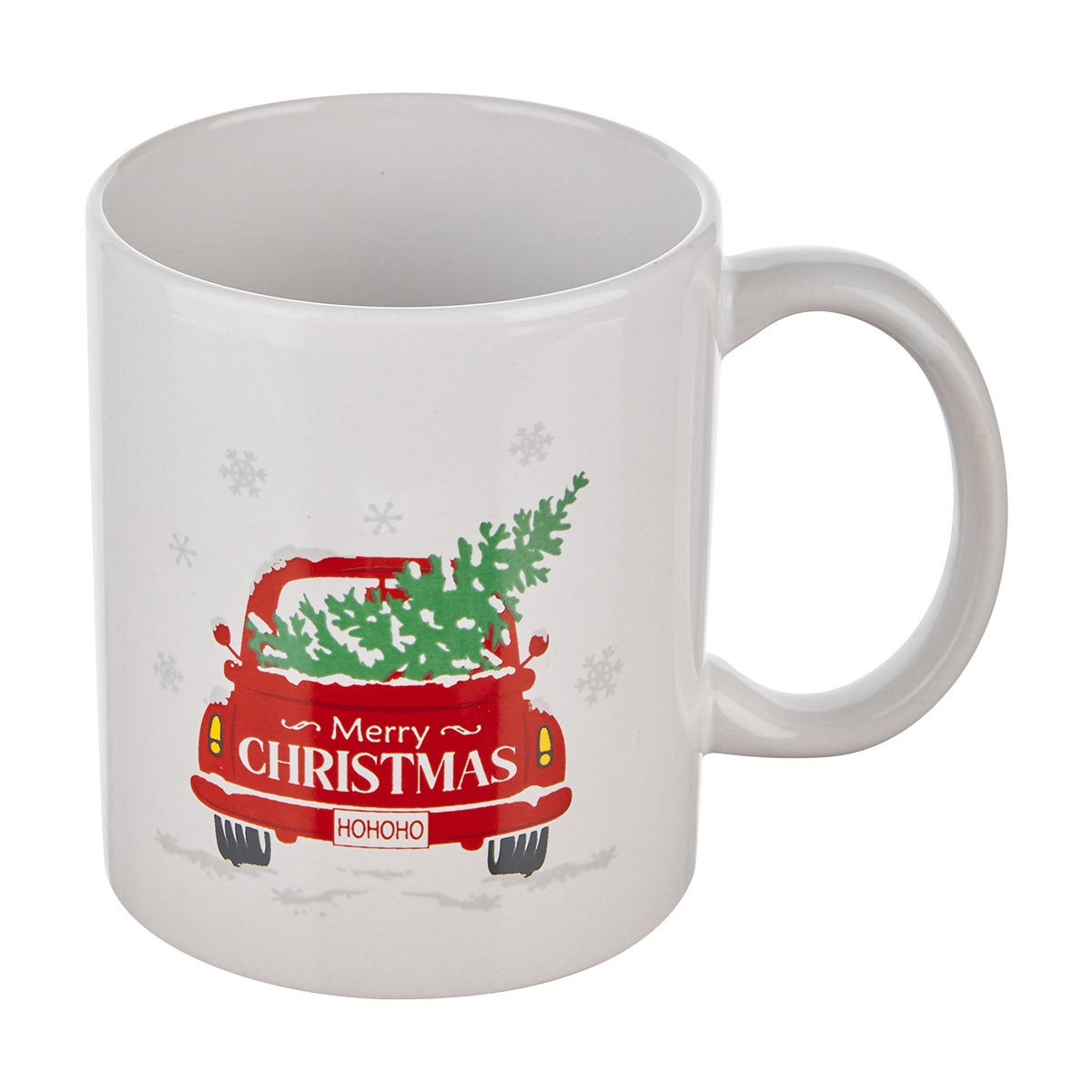 Christmas Holiday Printed Ceramic Mug, Assorted