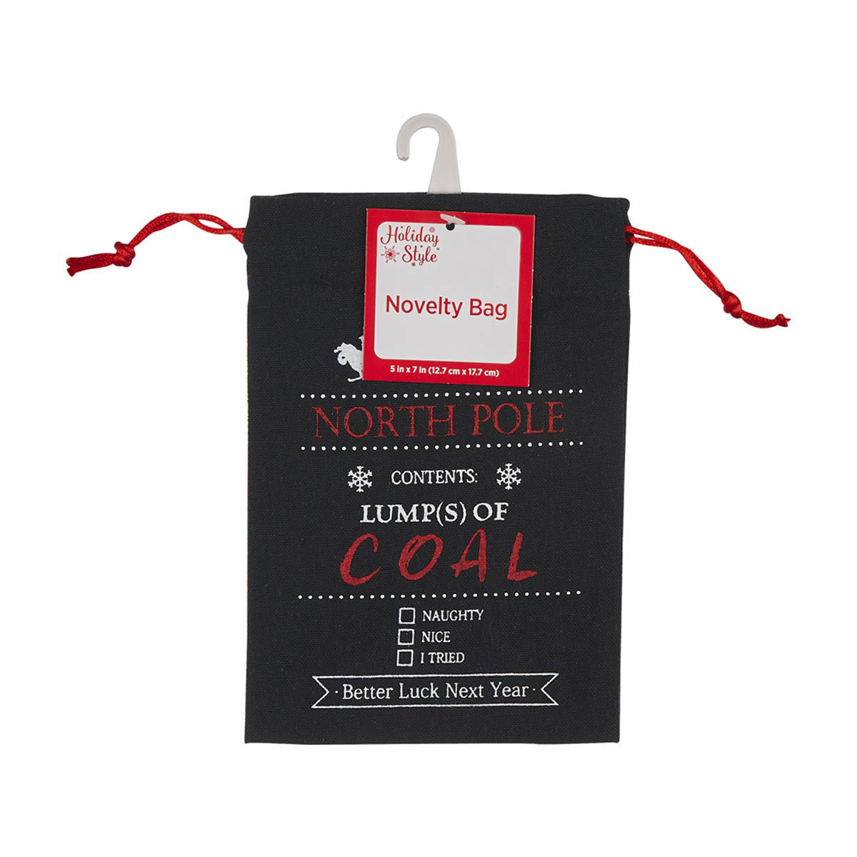 Holiday Style Fabric Novelty Bag, Assorted Holiday Style Fabric Novelty Bag, Assorted