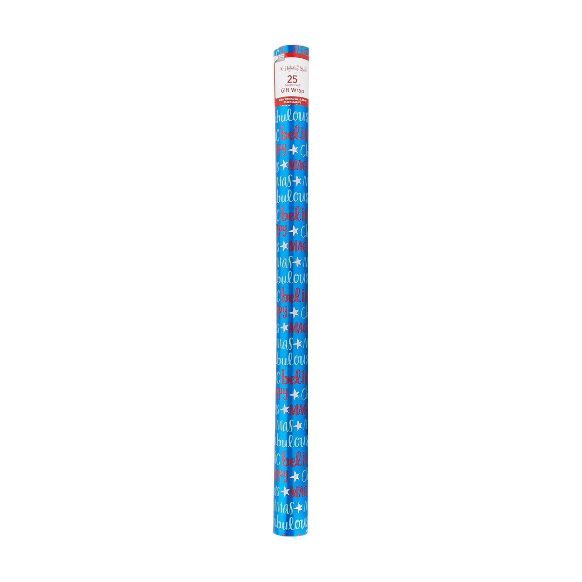 Holiday-Style-Holo-Christmas-Gift-Wrap,-25-sq-ft---Assorted