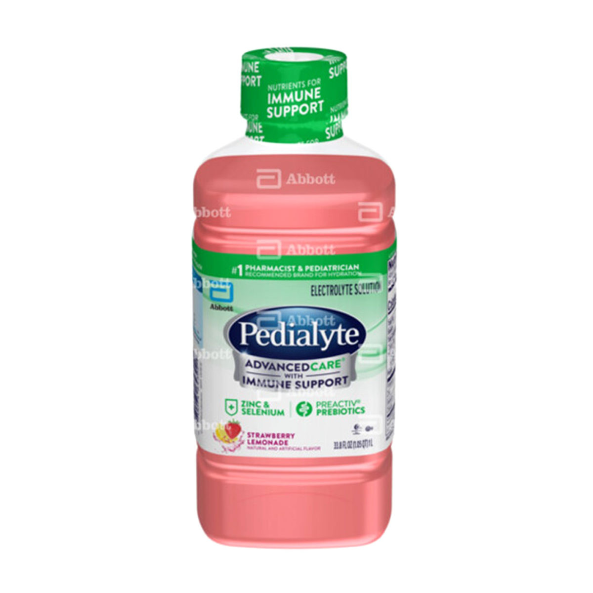 Pedialyte Advanced Care with Immune Support - Strawberry Lemonade, 33.8 fl oz