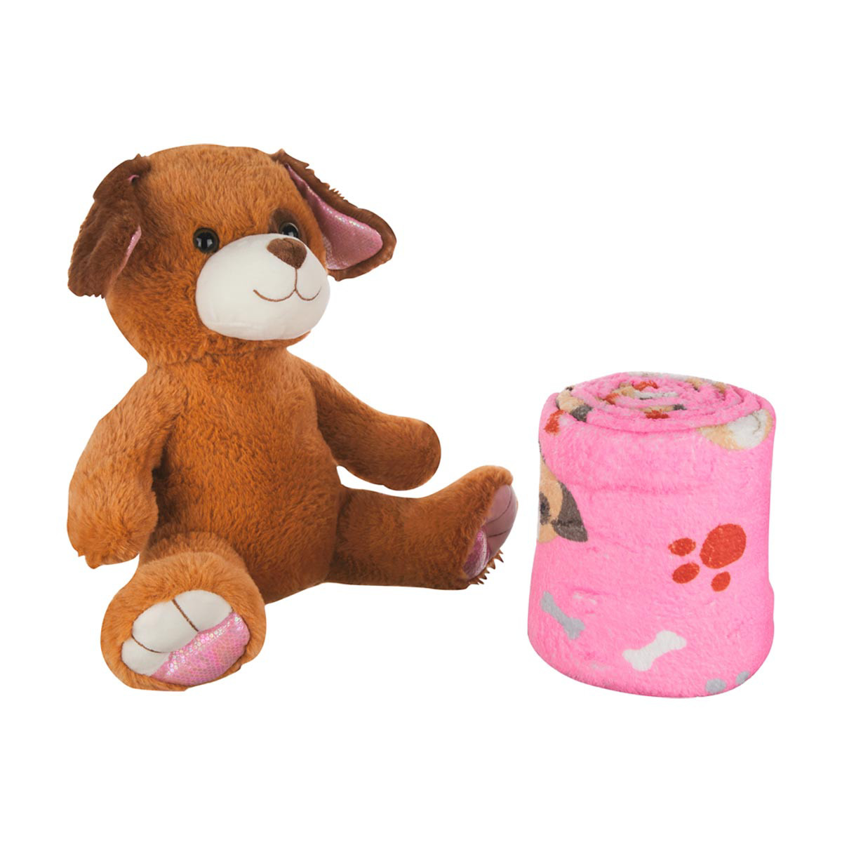 Comfort Bay Plush with Throw Set 2 pc Assorted