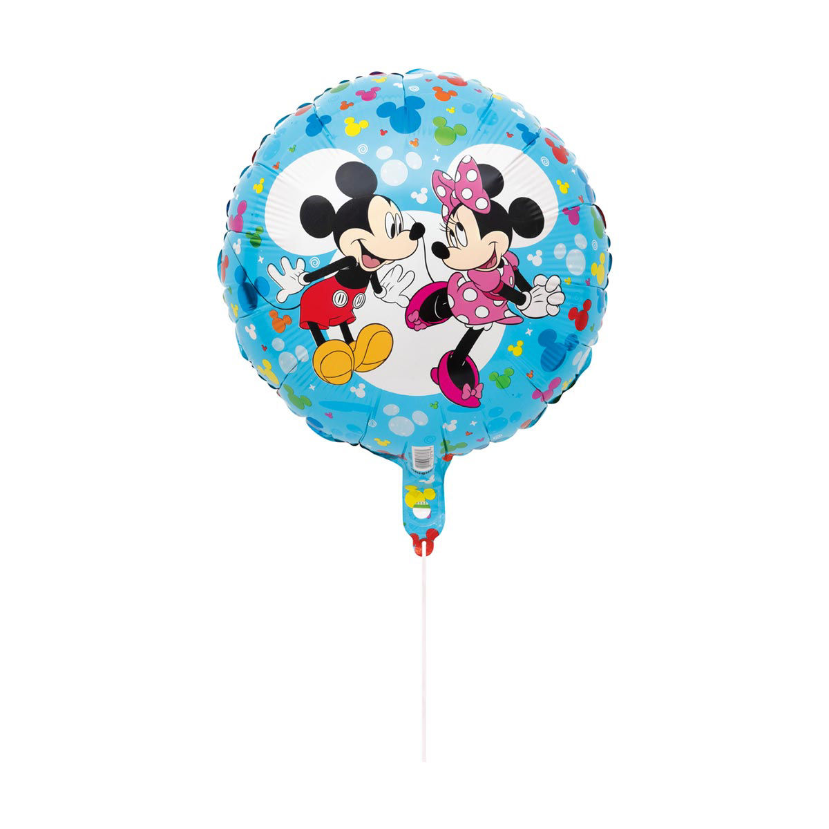 17" Foil Mickey & Minnie Balloon with Ribbon