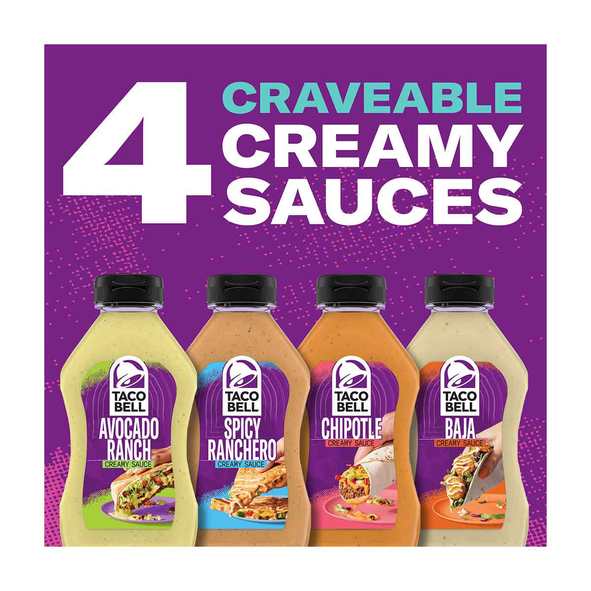 Taco Bell Chipotle Creamy Sauce, 12 Fl Oz (Pack Of 8), 42 OFF