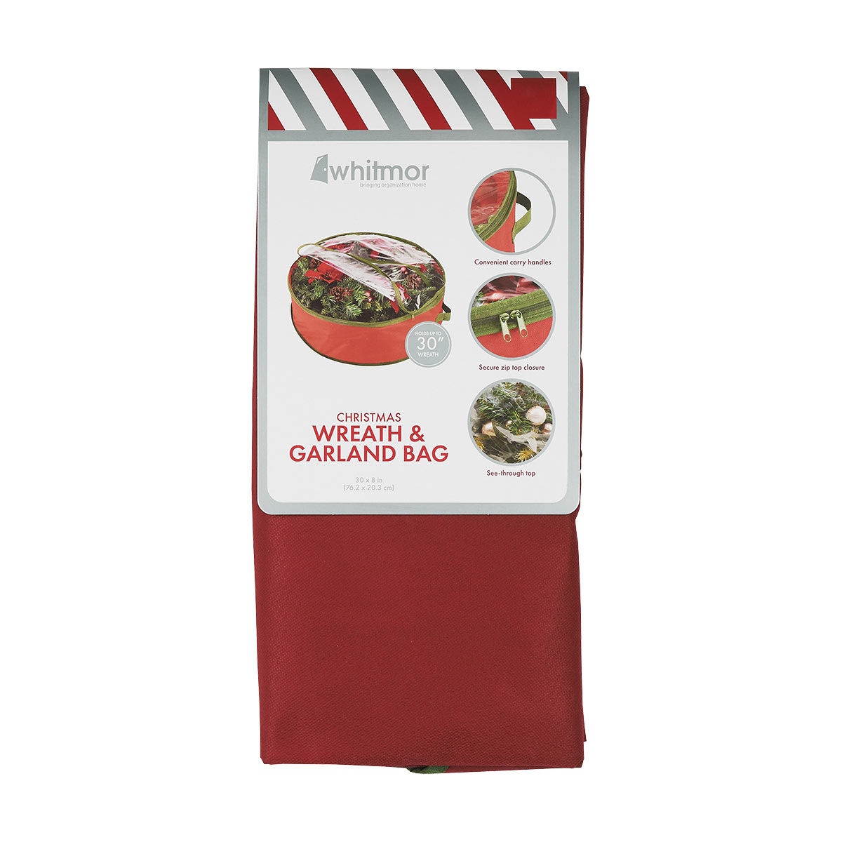 Whitmor Christmas Wreath & Garland Storage Bag Dollar General