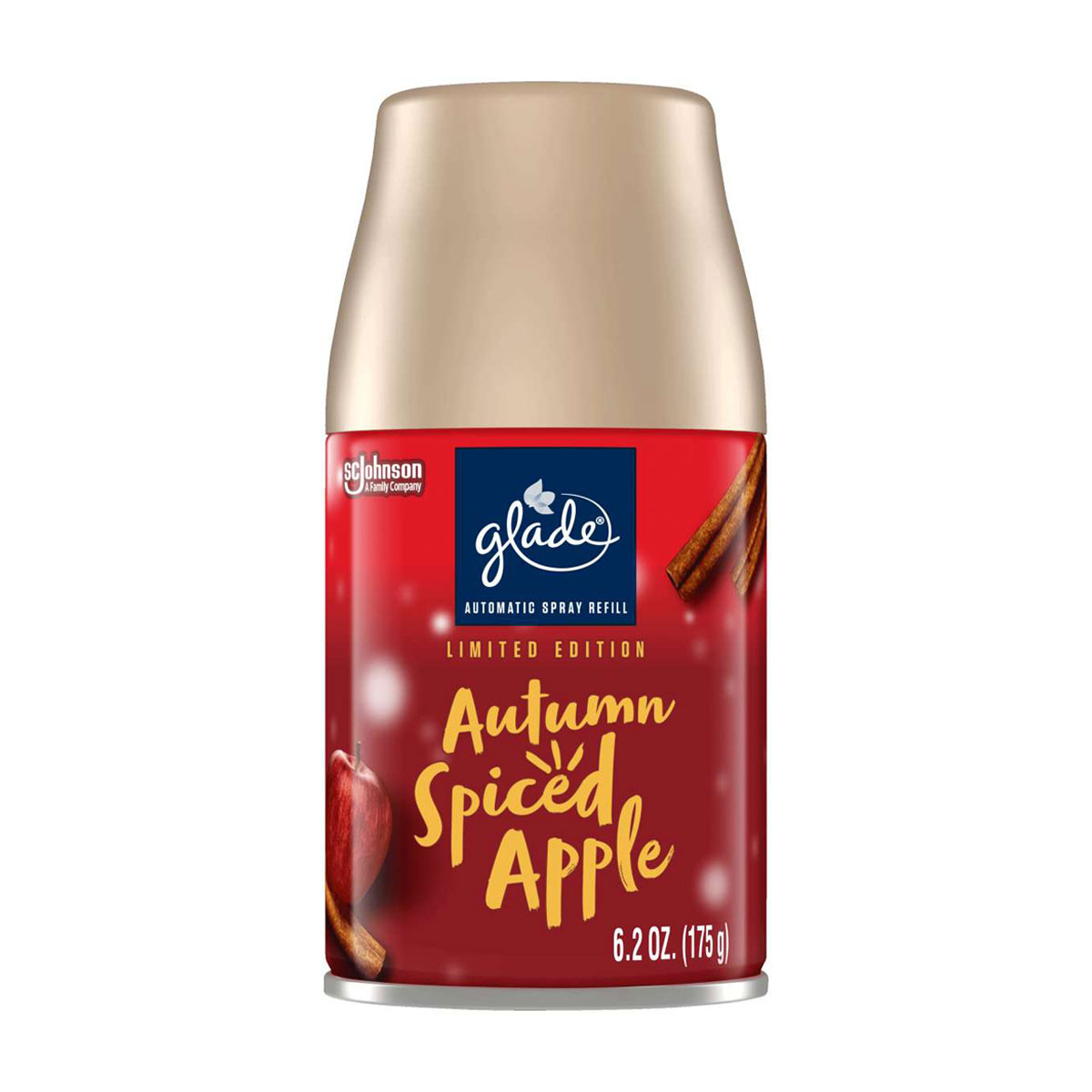 Glade Air Freshener Automatic Spray Refill - Autumn Spiced Apple, 6.2 oz