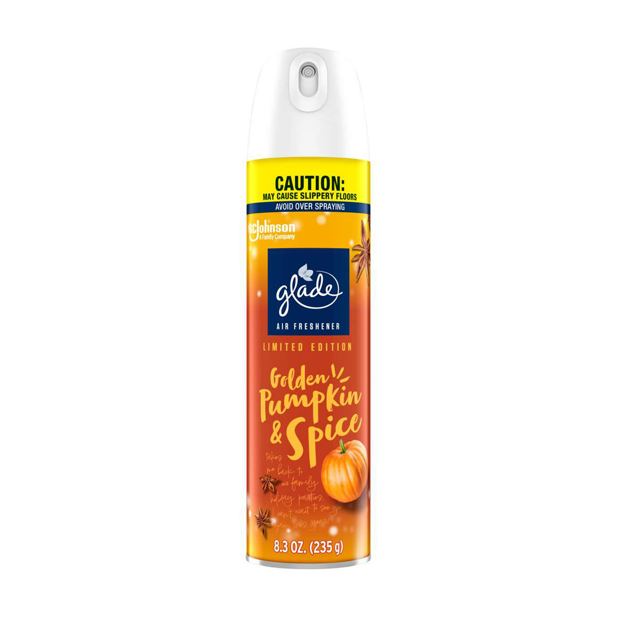 Glade Air Freshener Spray - Golden Pumpkin & Spice, 8.3 Oz