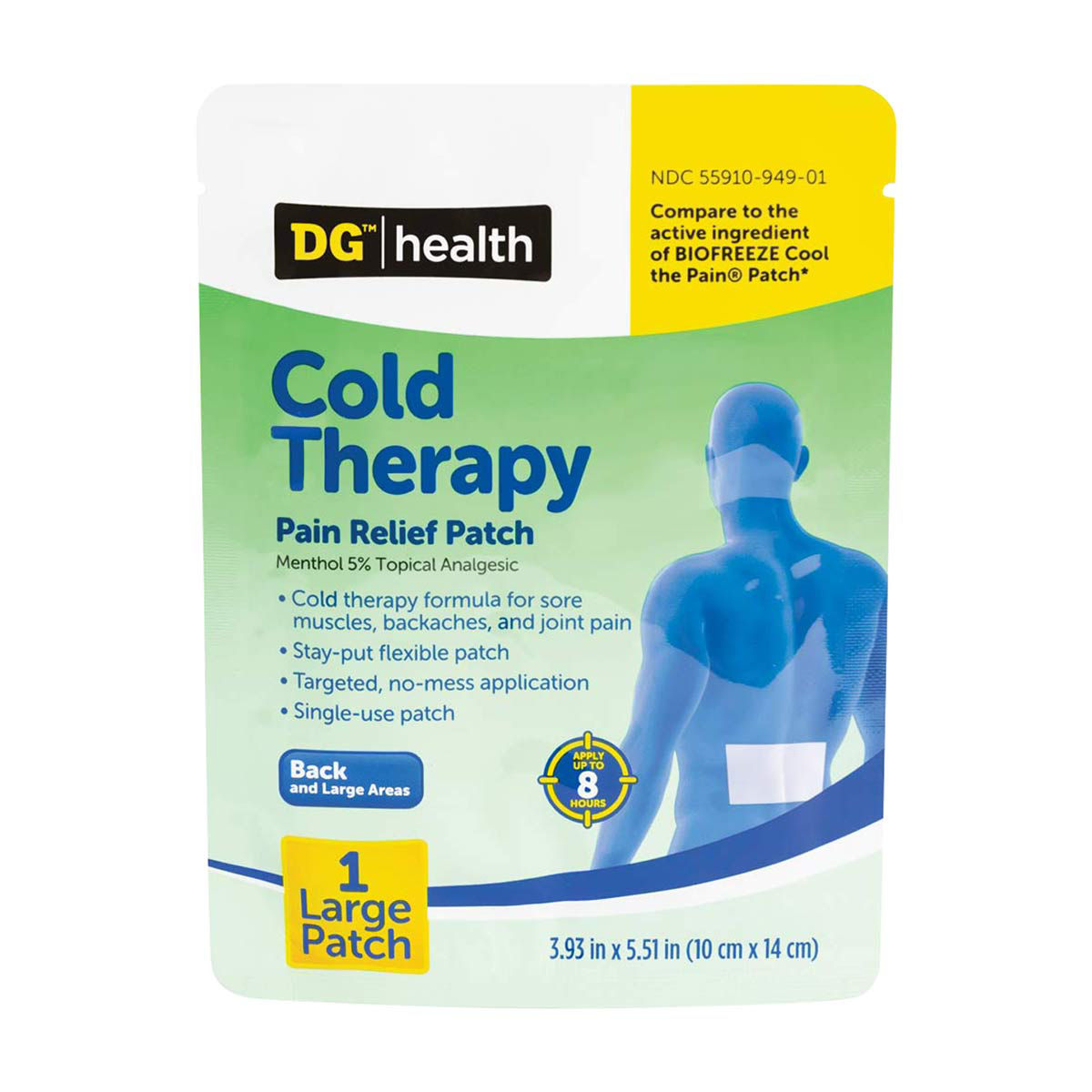 DG Health Cold Therapy Pain Relief Patch