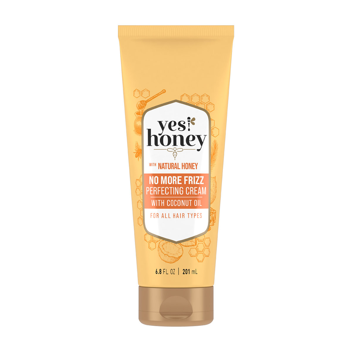 Yes Honey No More Frizz Perfecting Hair Cream 6.8 Fl Oz