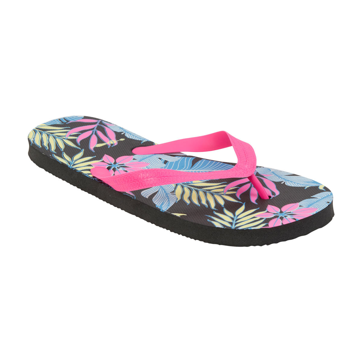 Flower Printed Flip Flops