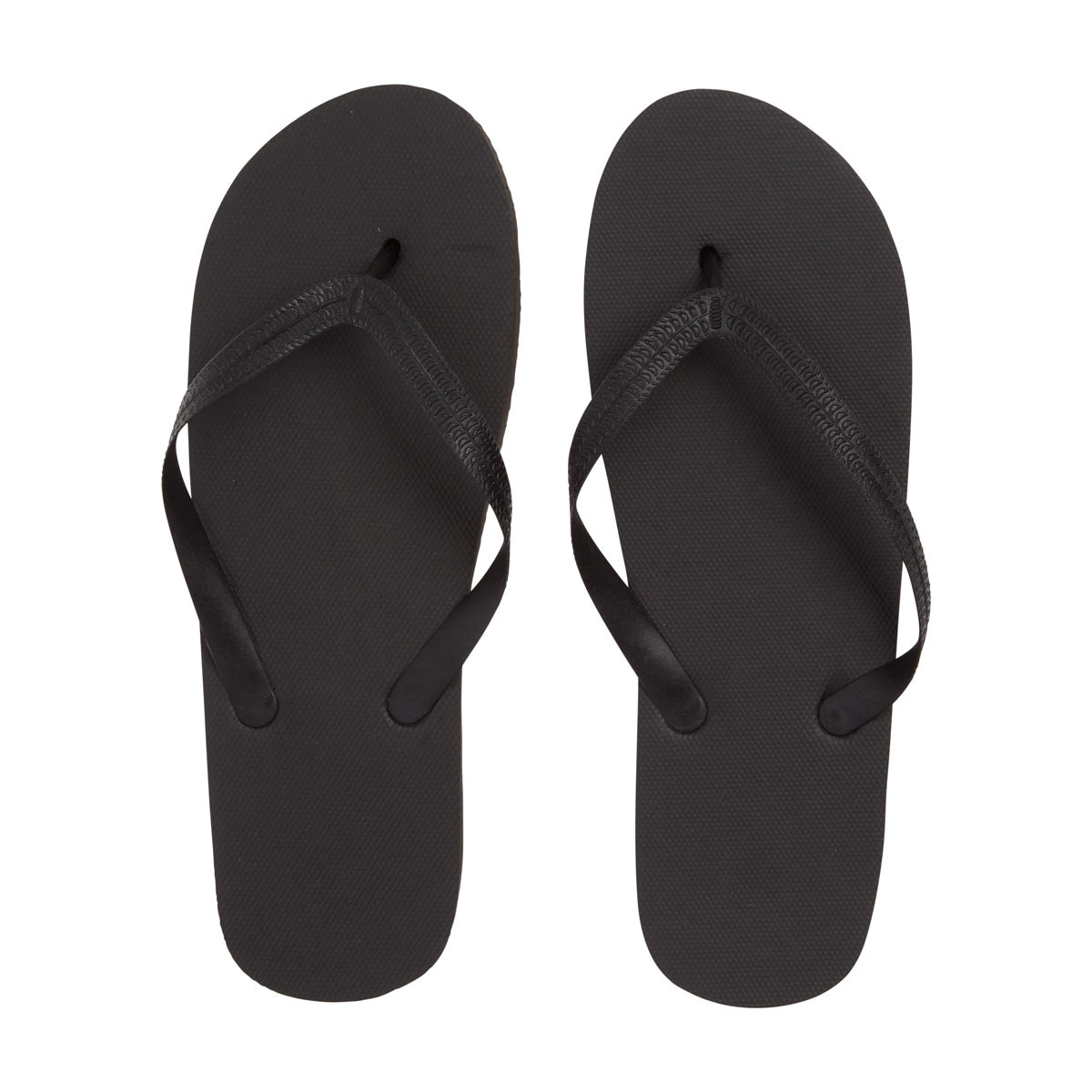 Plain shops black sandals