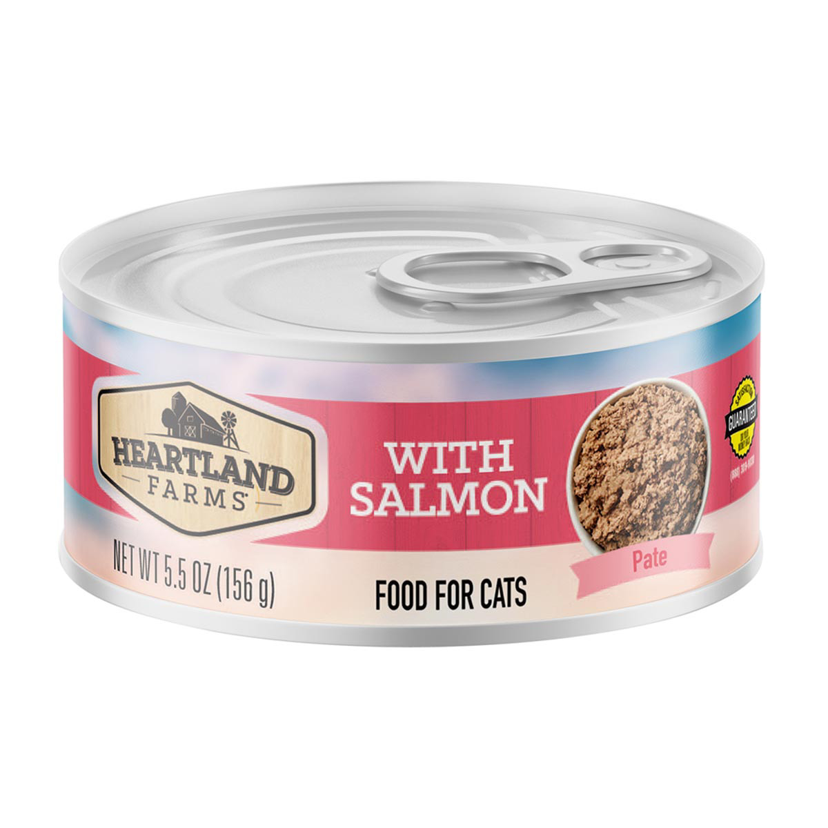 Heartland Farms Canned Salmon Pat Cat Food 5.5 Oz