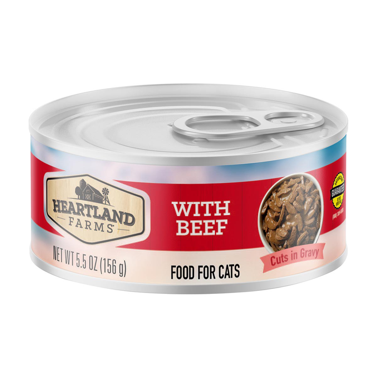 Heartland Farms Canned Beef Cuts In Gravy Cat Good 5.5 Oz