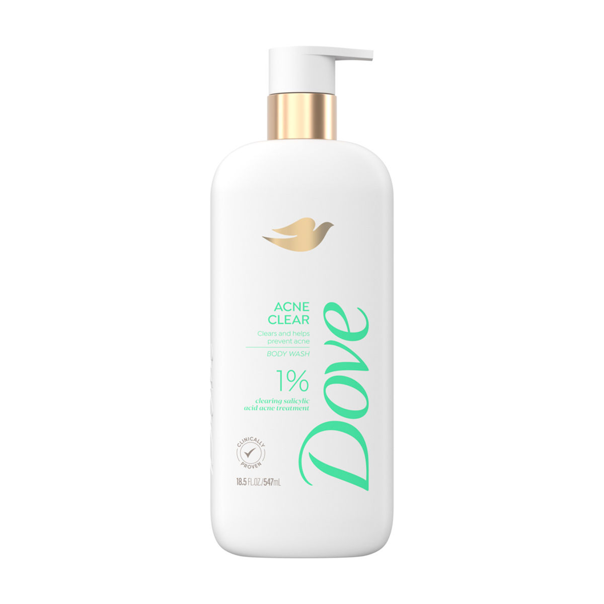 Dove Acne Clear Serum Body Wash, 18.5 fl oz