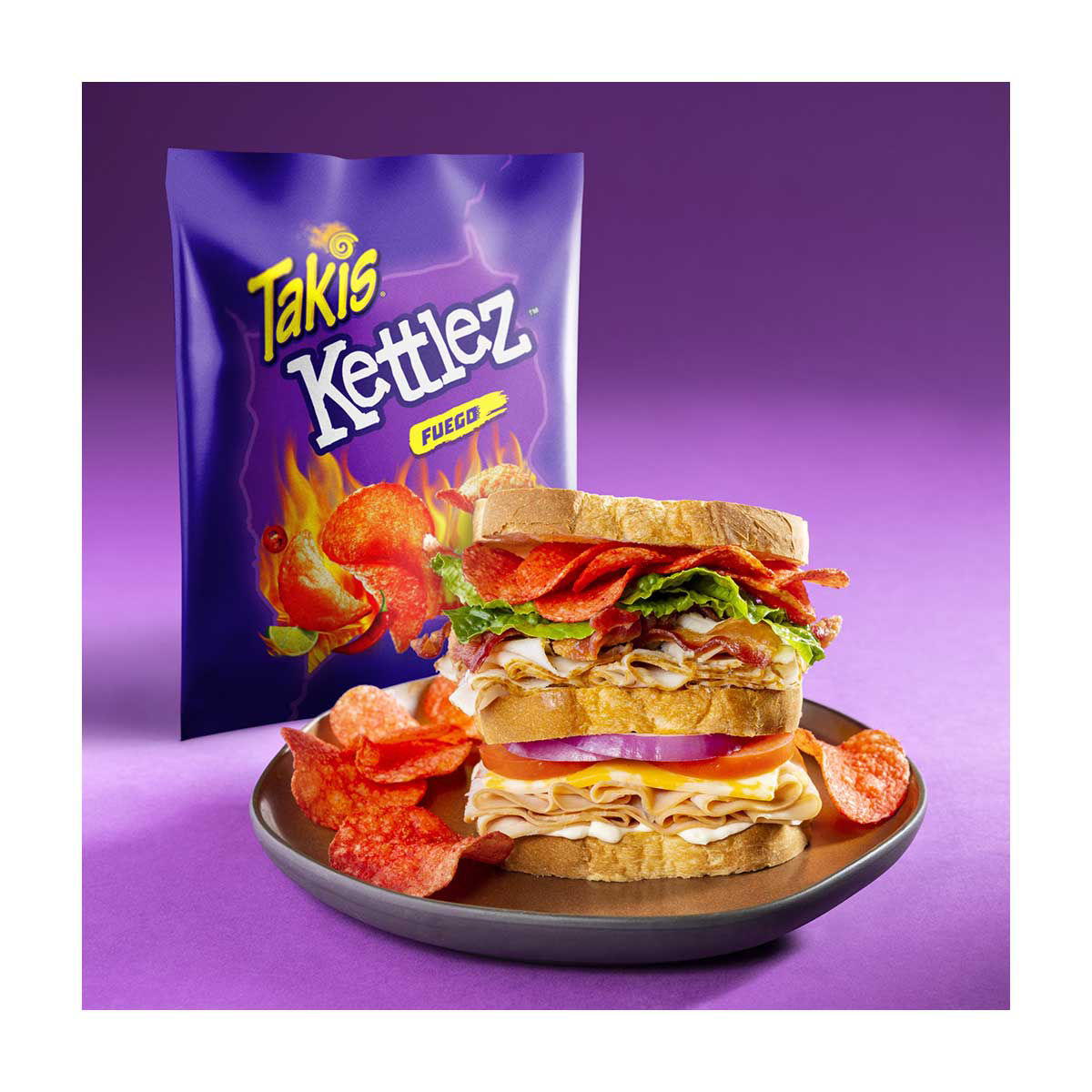 Takis Fuego Kettlez 8 oz Sharing Size Bag, Hot Chili Pepper Takis Fuego Kettlez 8 oz Sharing Size Bag, Hot Chili Pepper