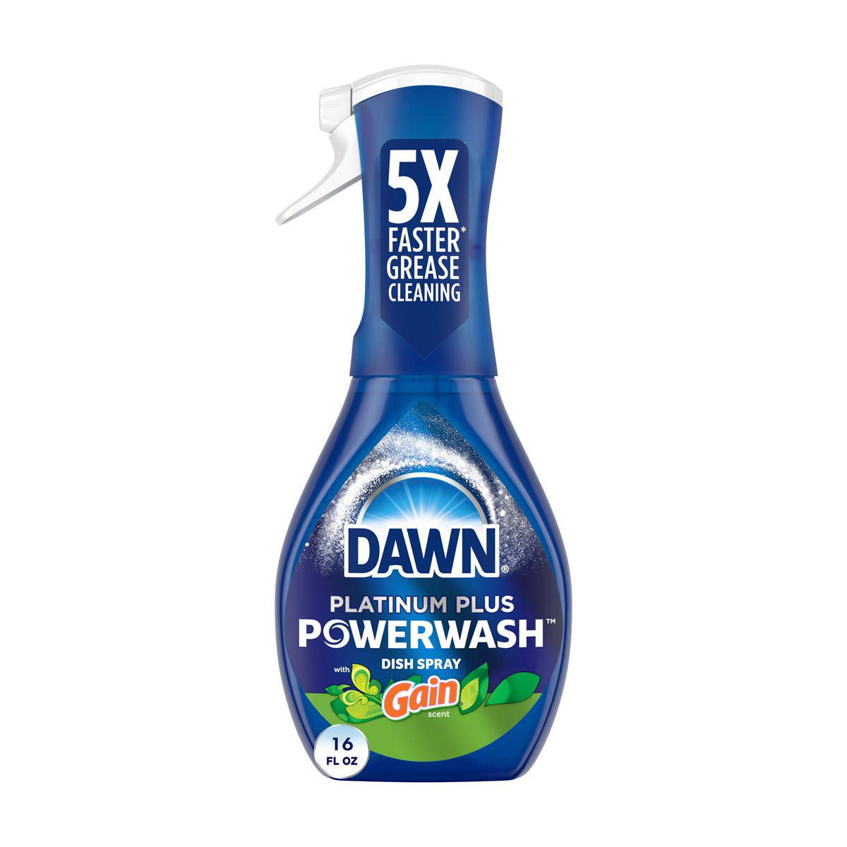 Dawn Powerwash Spray, Dish Soap, Dishwashing Liquid, Gain Original, 1 Starter Kit, 16 Fl Oz