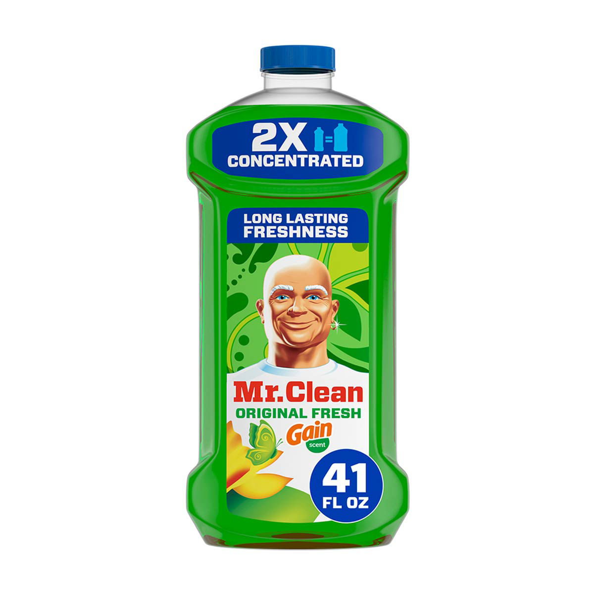 Mr. Clean All Purpose Cleaner, Floor Cleaner for Mopping, Cleaning Liquid, Gain, 41oz