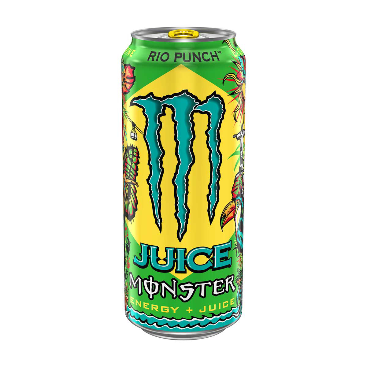 Monster Juice Rio Punch Energy Drink, 16 oz cans, 24 pk