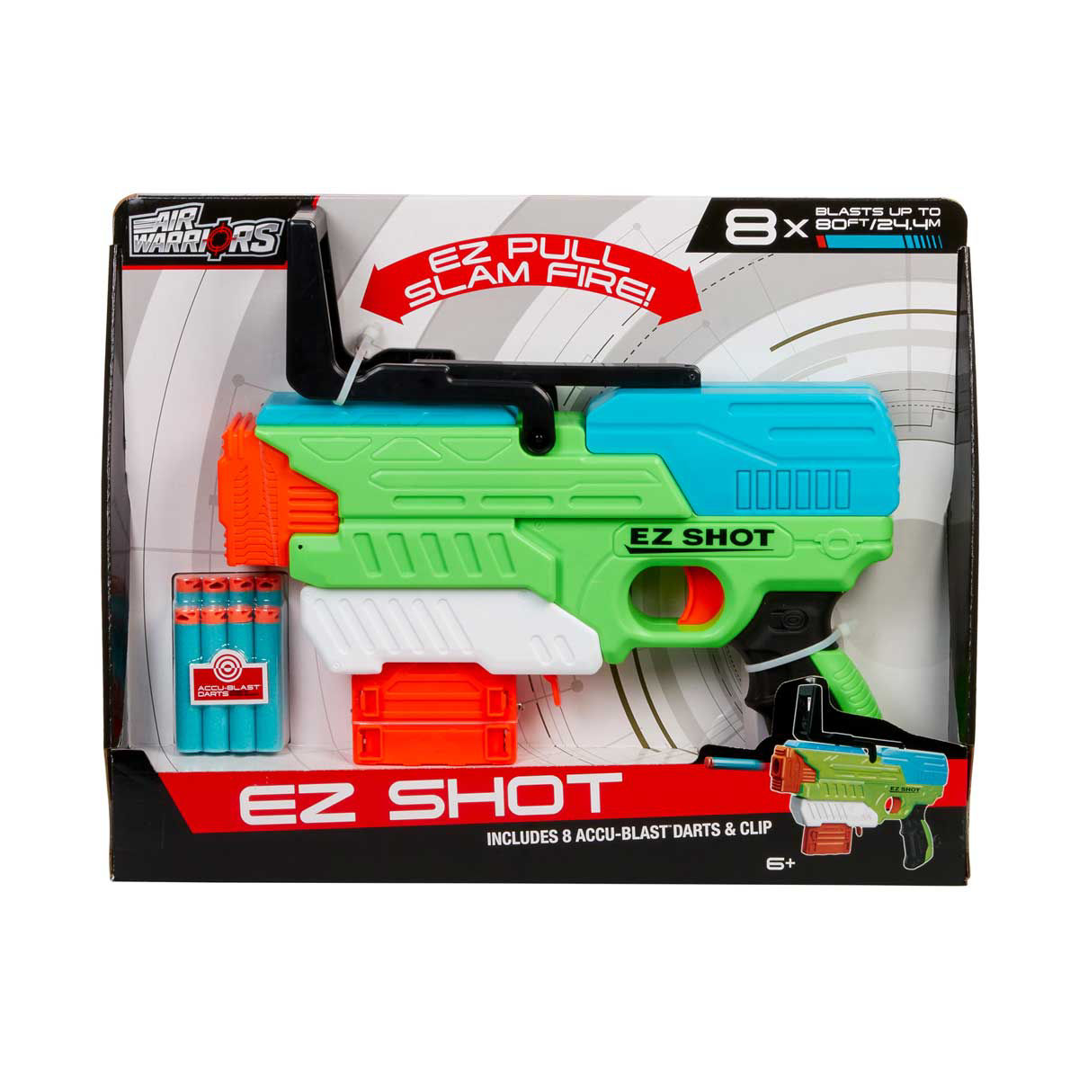 Air Warriors EZ Shot Dart Fire Blaster Air Warriors EZ Shot Dart Fire Blaster
