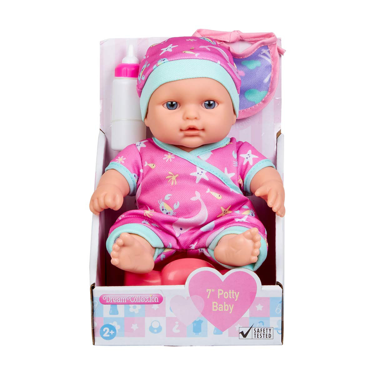 Dream Collection Potty Baby Doll 7 in Assorted