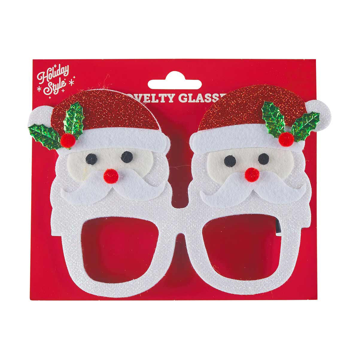 Novelty santa glasses deals