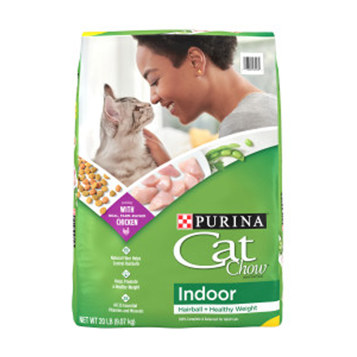 Purina Cat Chow Indoor Hairball Healthy Weight Dry Cat Food 20 lbs
