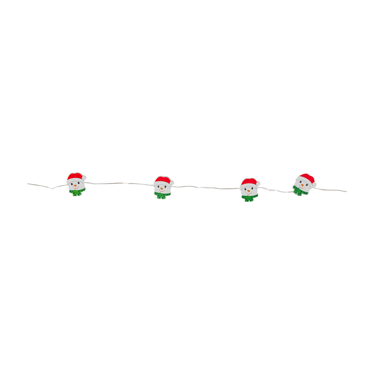 Holiday Style Christmas Flat Fashion Battery Operated Lights 15 ct Assorted