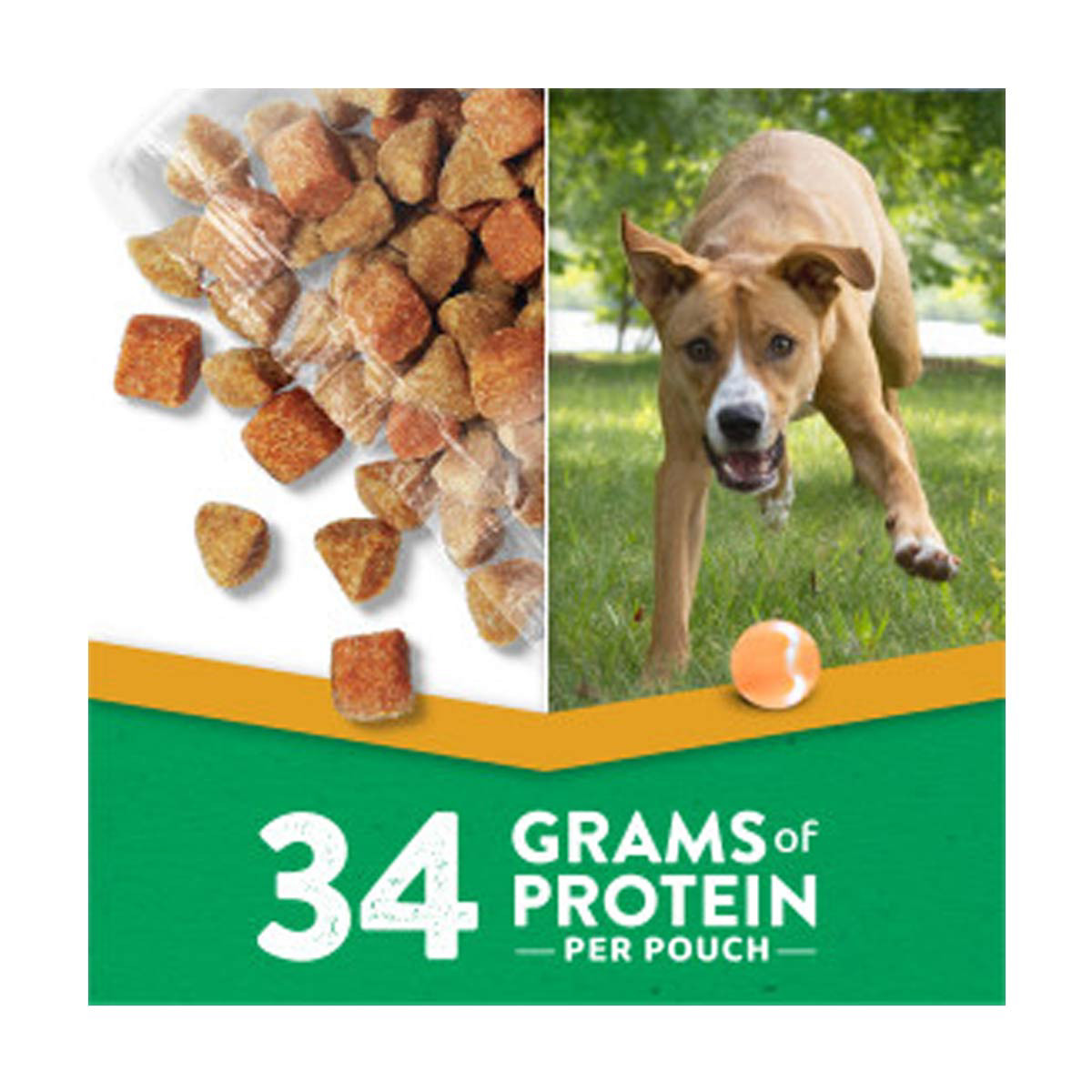 Purina Dog Chow Smoked Chicken Flavor Soft Bites Dog Food Pouches 72 oz 12 ct
