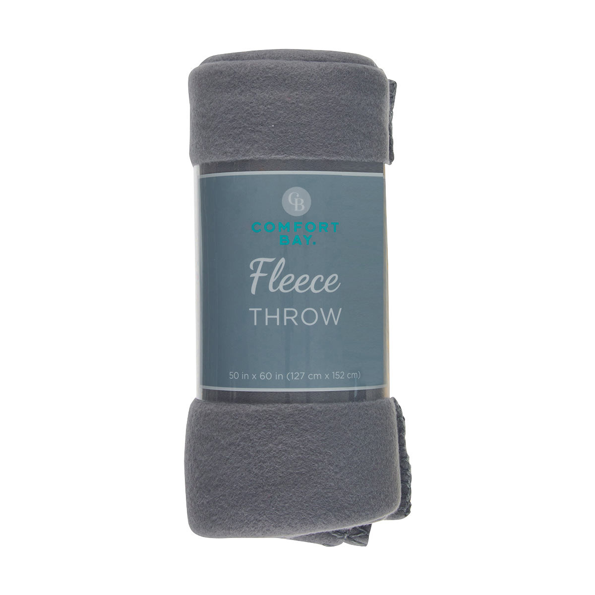 Comfort Bay Fleece Throw Solid 50 in x 60 in Assorted