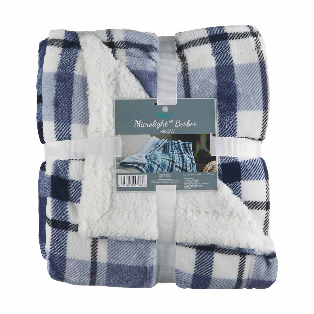 Comfort Bay Microlight Berber Throw 50 in x 60 in Assorted