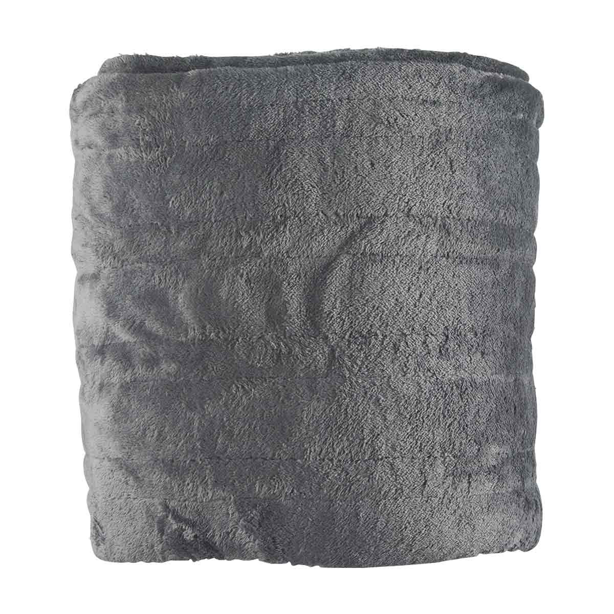 Comfort Bay Soft Heated Throw 50 in x 60 in Assorted