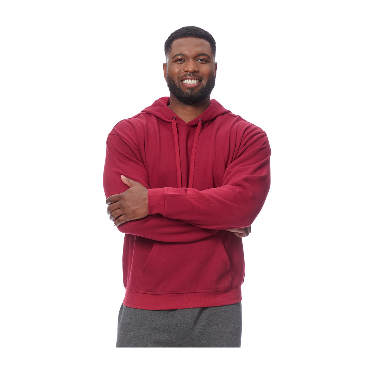 Pullover red hoodie online