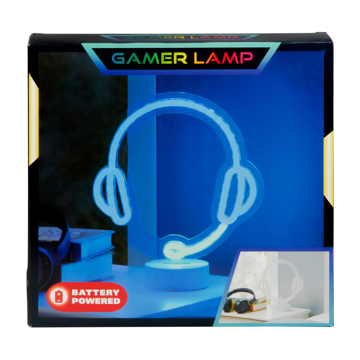 Battery Powered LED Gamer Lamp Assorted