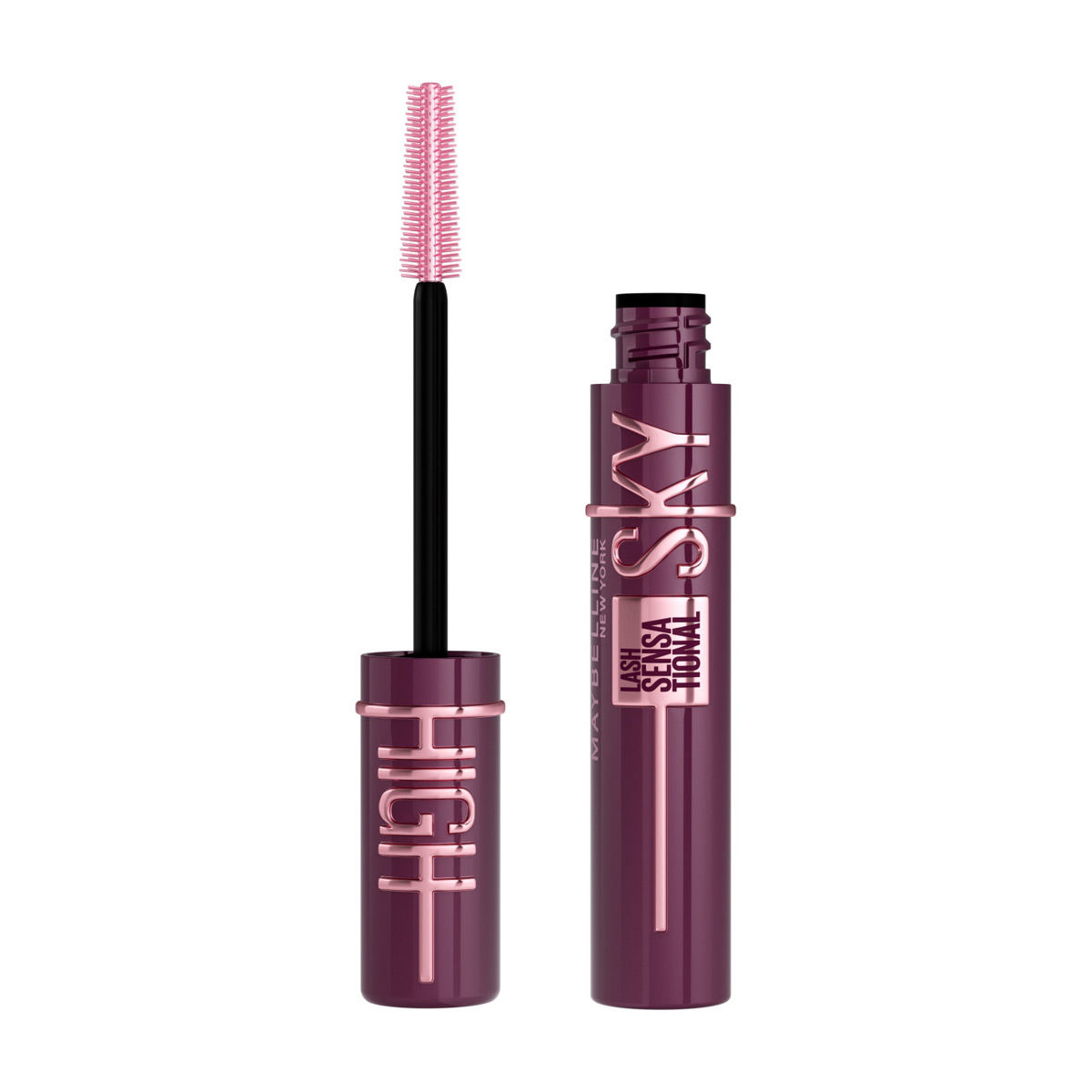 Maybelline Lash Sensational Sky High Mascara Makeup, Burgundy Haze