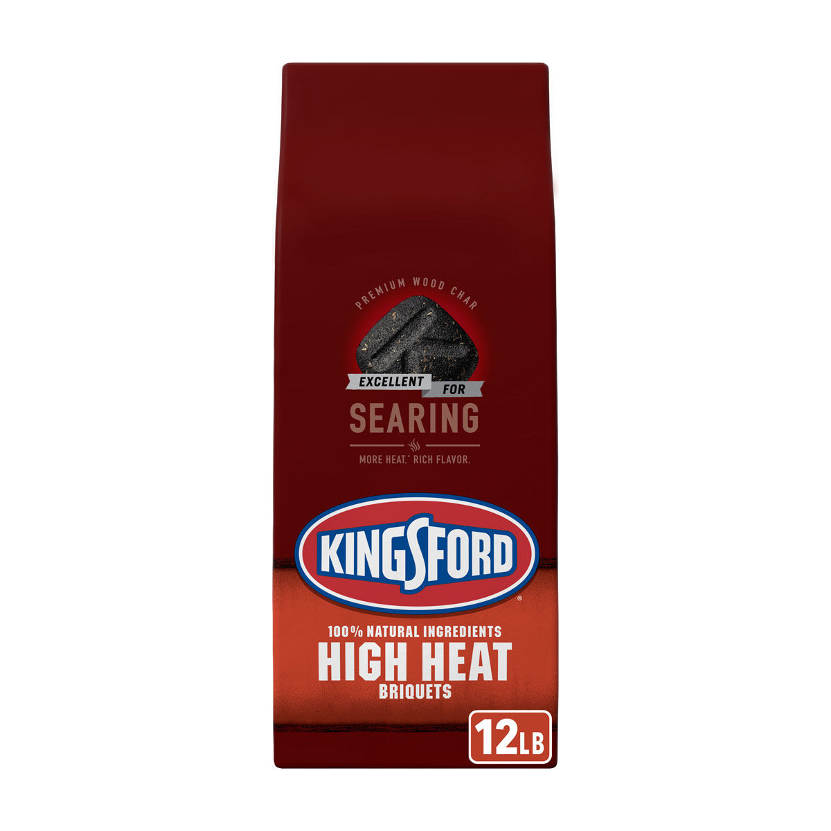 Kingsford High Heat Charcoal Briquettes, 12 lbs